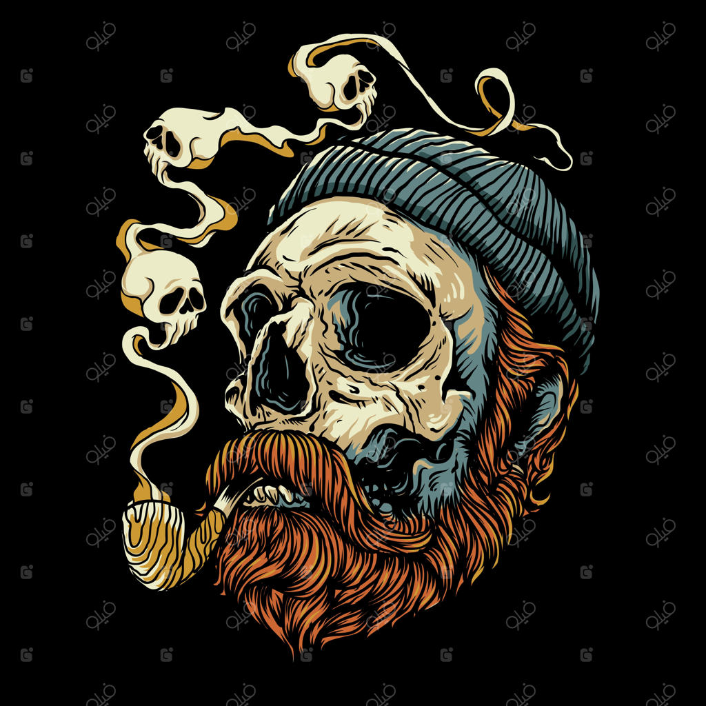 تصویرسازی یک لومبِرْجَک جمجمه‌ای