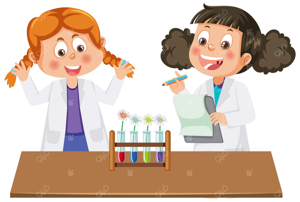 آزمایش جذب رنگ آب توسط گیاهان