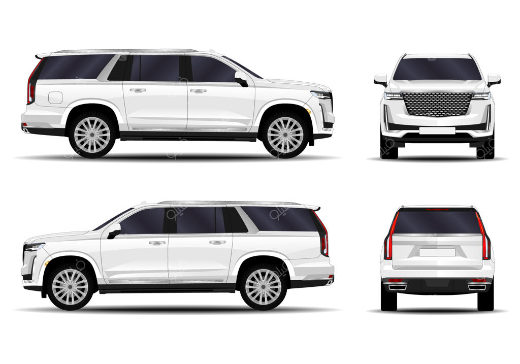 تصویرسازی واقعی از خودرو در نماهای مختلف