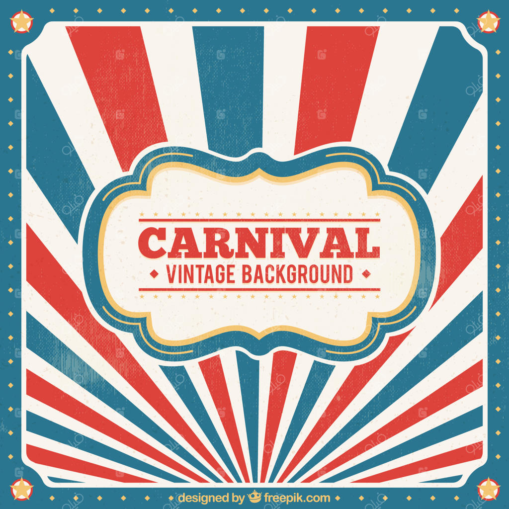 زمینه‌ای با حال و هوای کارناوال قدیمی