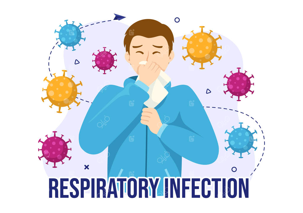 تصویرسازی برداری عفونت تنفسی و التهاب ریه‌ها با حضور ویروس در مراقبت‌های بهداشتی