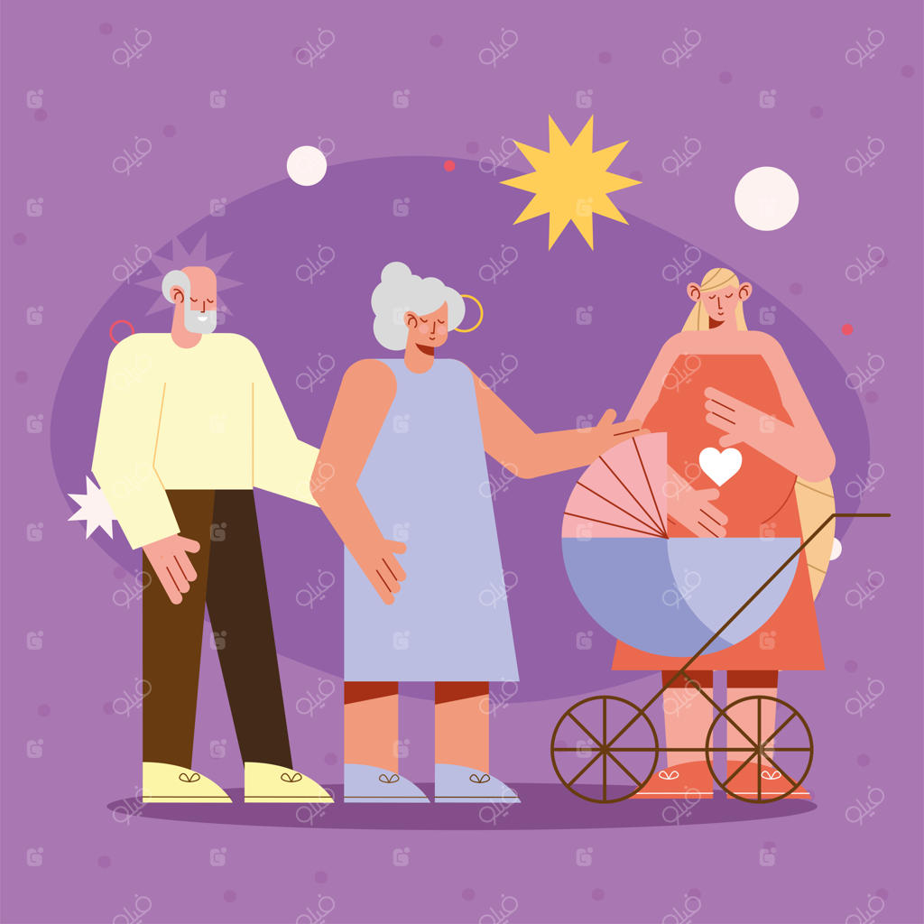 زنان باردار و پدربزرگ‌ها و مادربزرگ‌ها