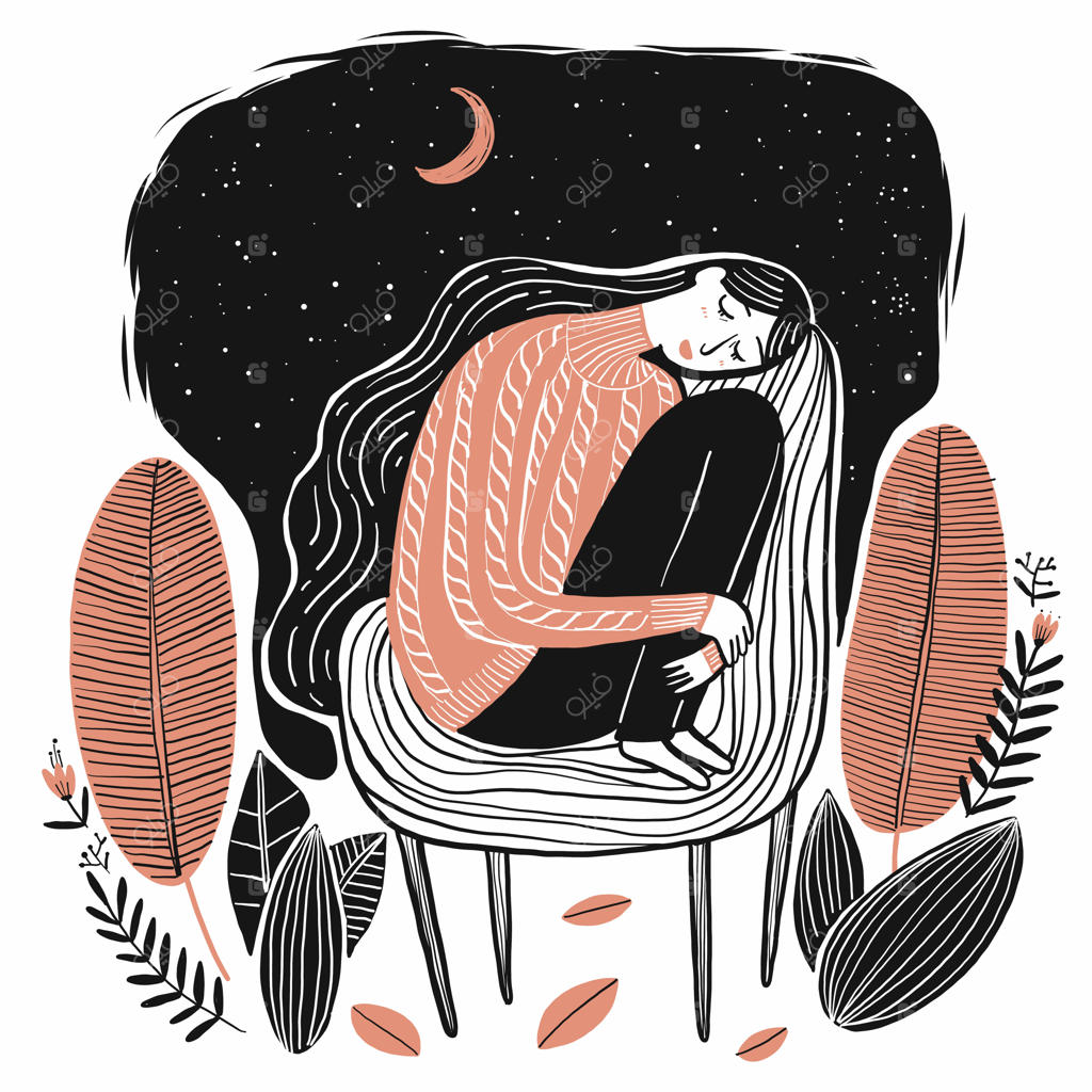 دختر ناز خوابیده