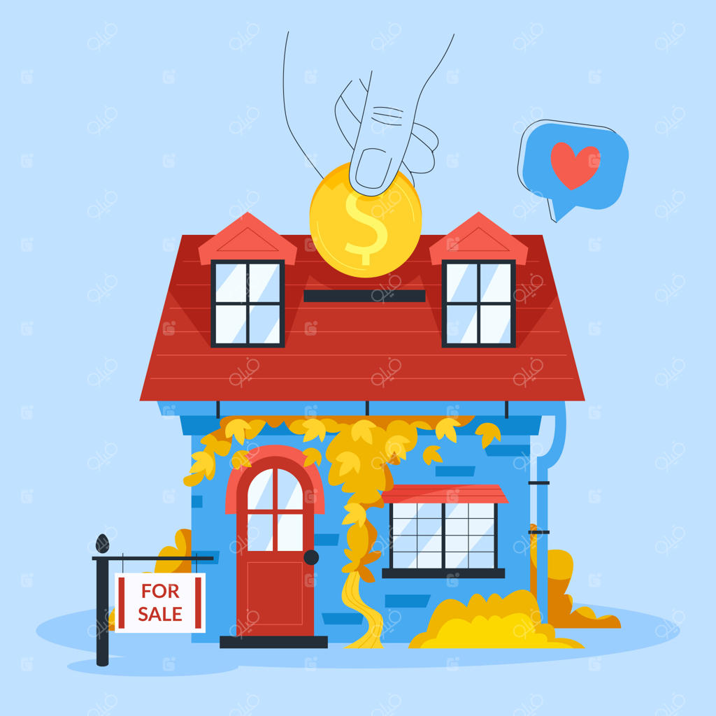 تصویرسازی املاک با دست کشیده شده