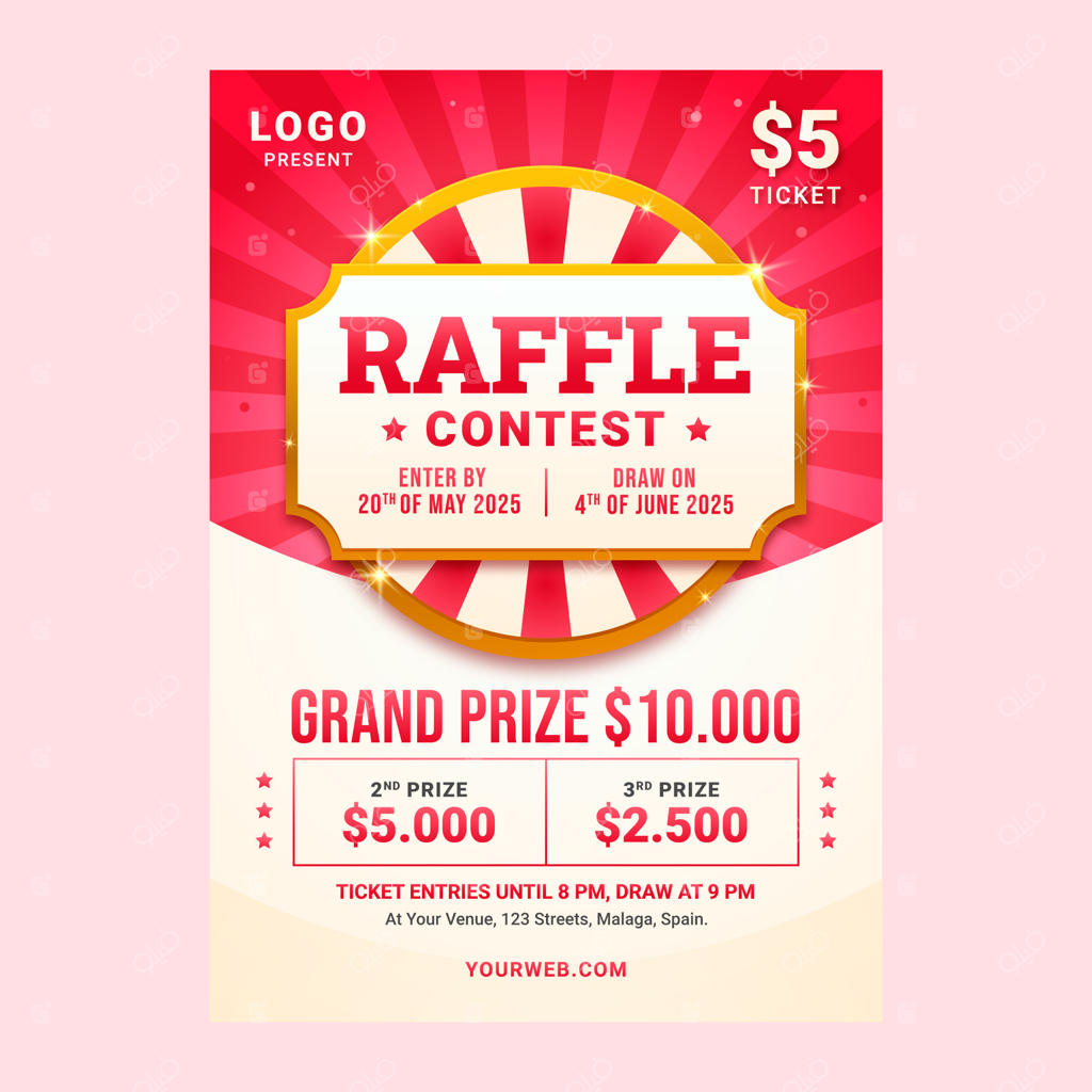 الگوی تراکت قرعه‌کشی با طراحی گرادینت