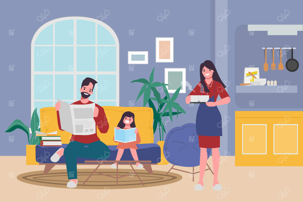 خانواده‌ها با عزیزان و والدین در خانه می‌مانند.