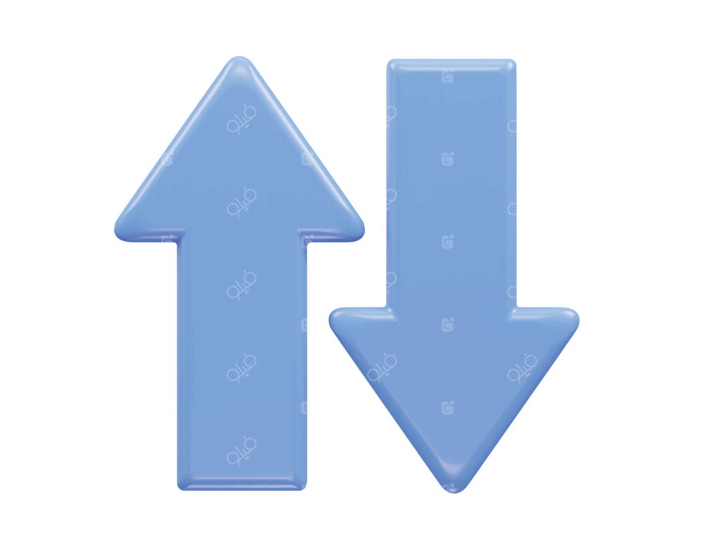 آیکون فلش با رندر سه‌بعدی وکتوری