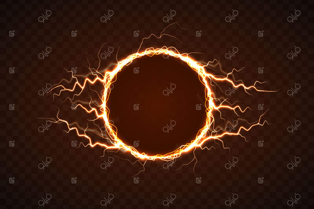 دایره الکتریکی با افکت رعد و برق
