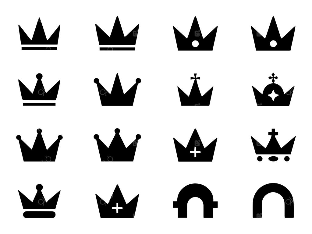 مجموعه تاج پادشاه و ملکه