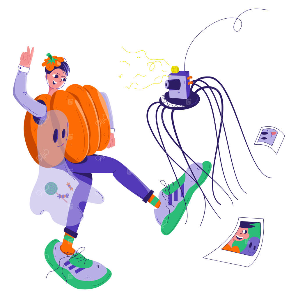 عکاسی با لباس هالووین