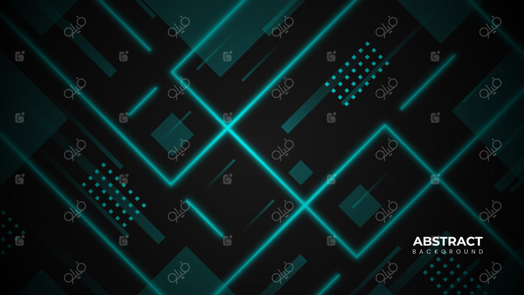 پس‌زمینه انتزاعی نئونی