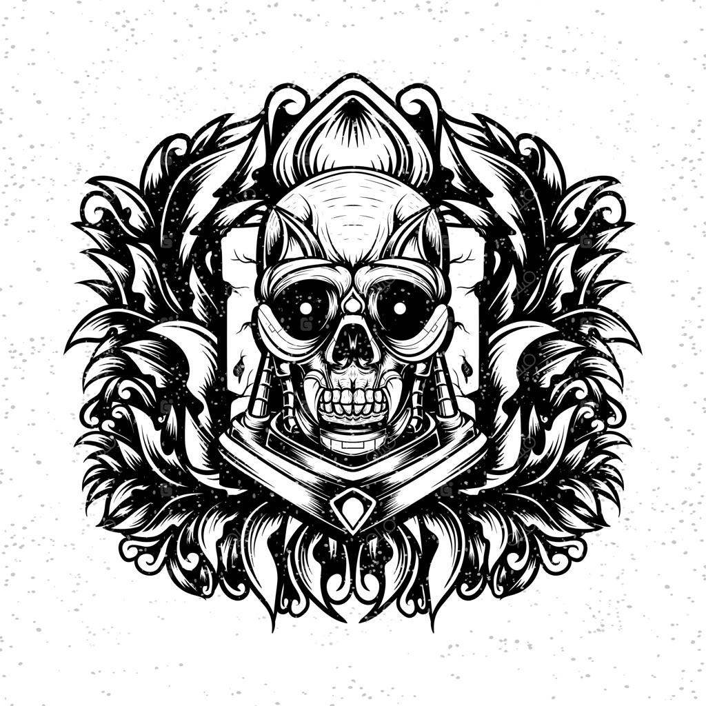 تصویر خطی جمجمه