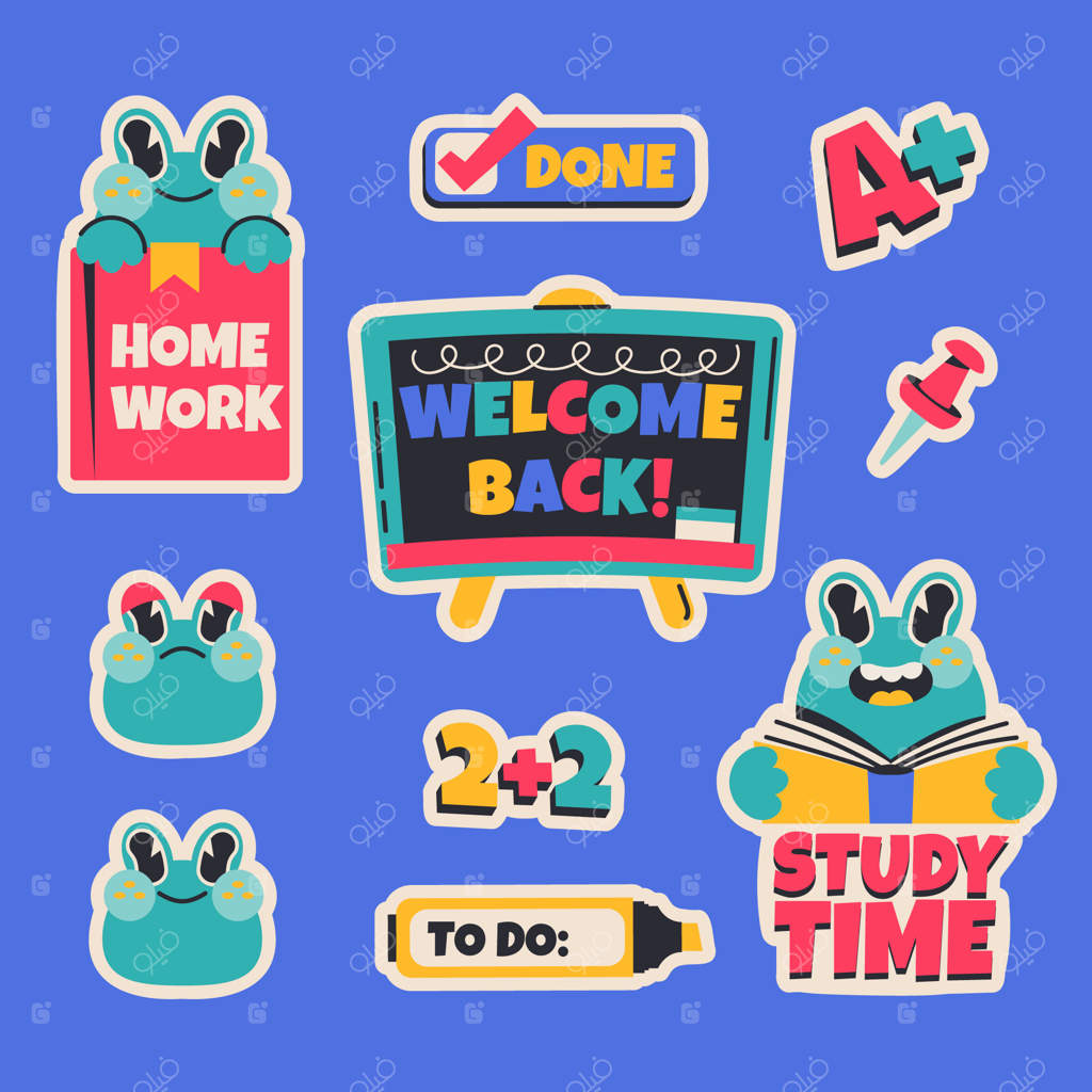 مجموعه برچسب‌ها برای فصل بازگشت به مدرسه