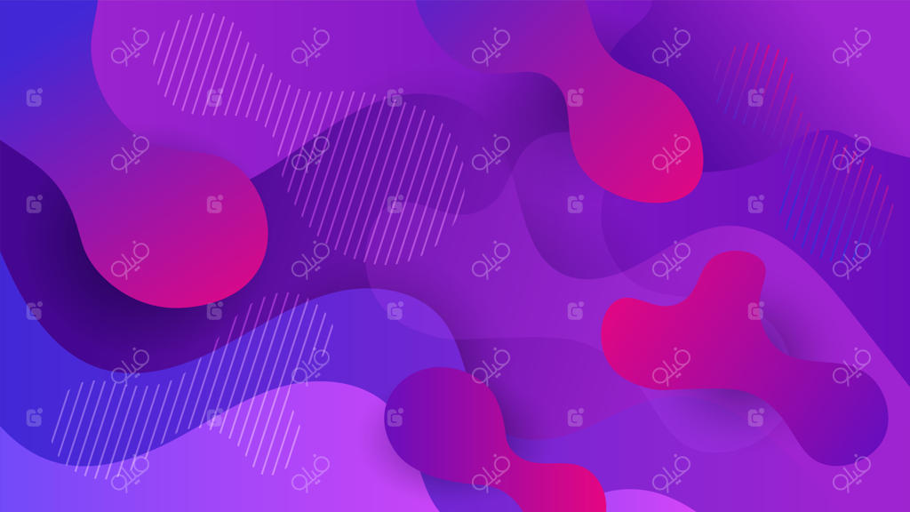 طراحی پس‌زمینه مدرن با طرح‌های انتزاعی و رنگ‌های گرادیان – پوسترهای جذاب و خلاقانه