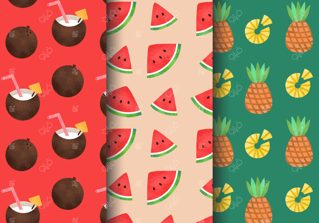 الگوهای رایگان وینتیج برای تعطیلات تابستانی