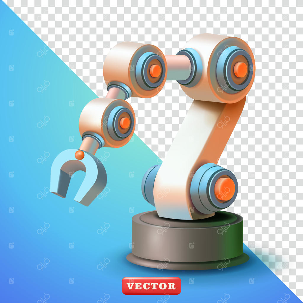 دستگاه ربات صنعتی، سه‌بعدی: مناسب برای فناوری و عناصر طراحی