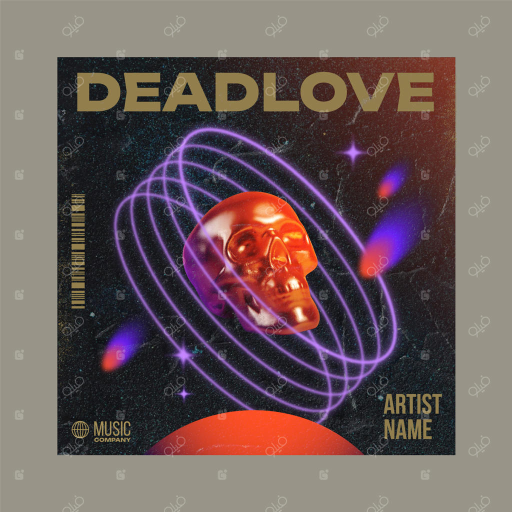 قالب جلد آلبوم با شیب رنگ