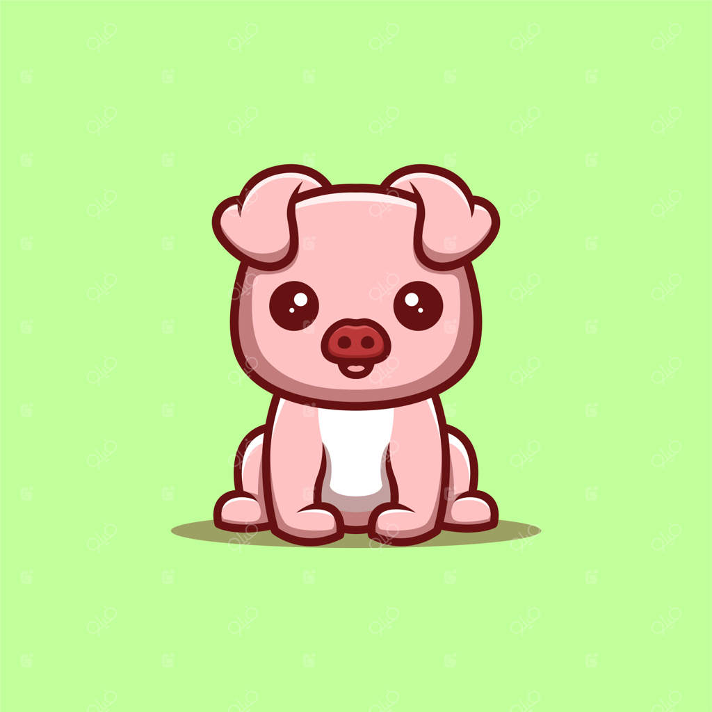 ماسكات لوگوی کارتونی بامزه و خلاقانه میمون شاد