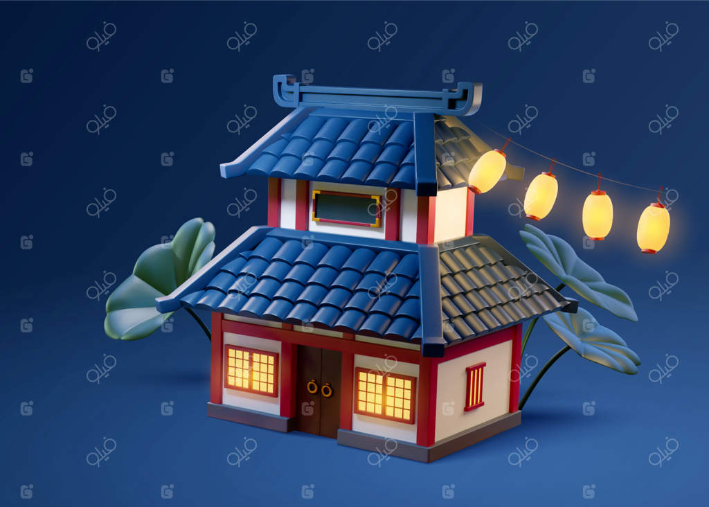 ساخت معبد باستانی چینی به صورت سه‌بعدی