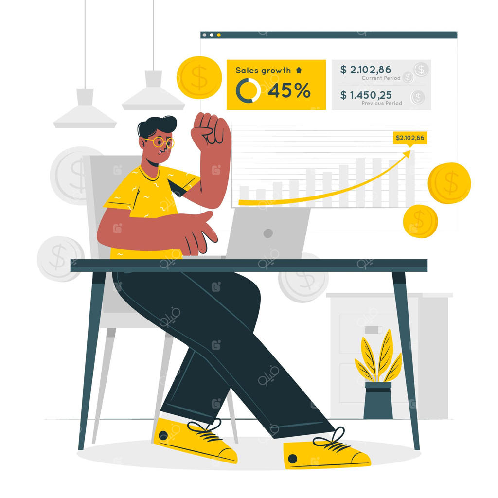 تصویرسازی مفهوم درآمد