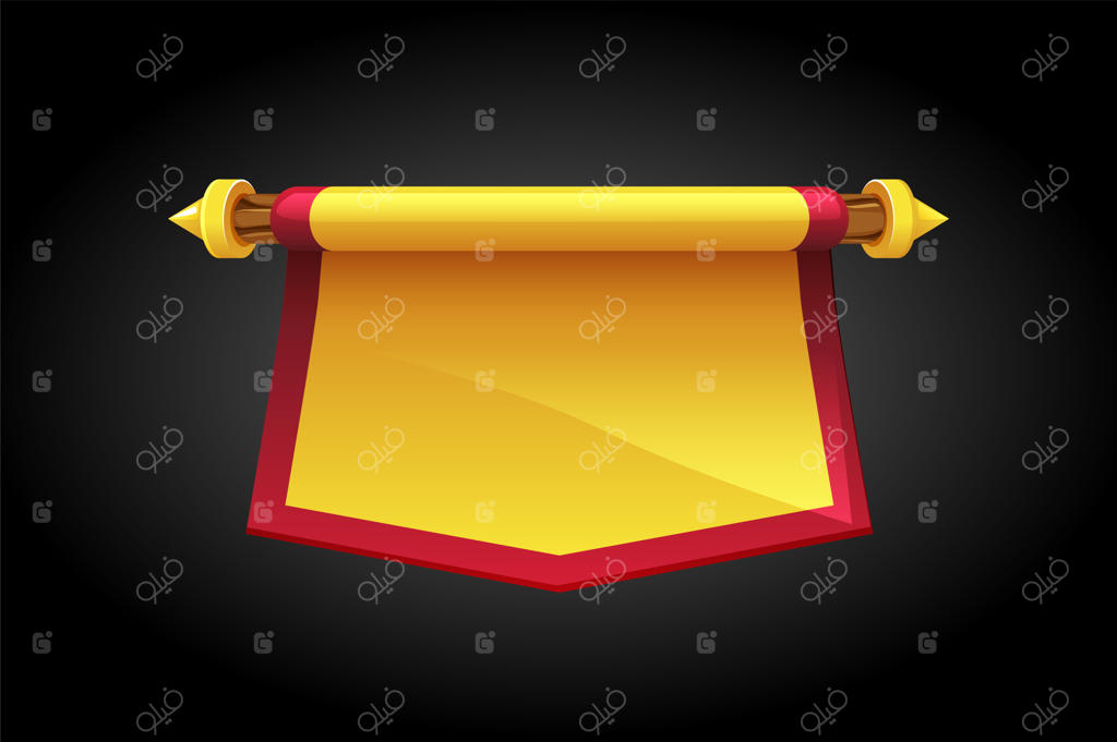 تصویر پرچم کارتونی برای بازی.