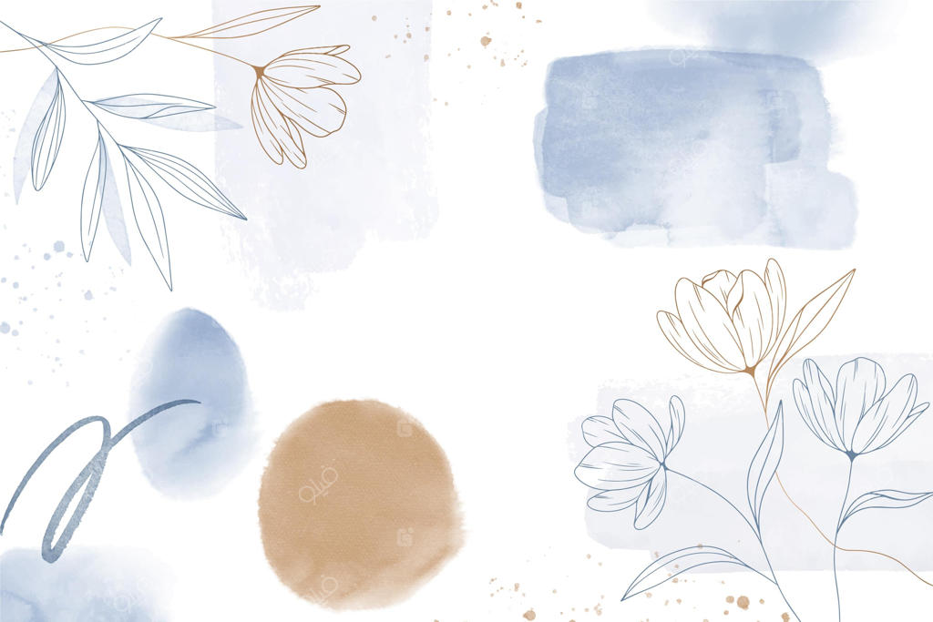 پس‌زمینه نقاشی شده با آبرنگ