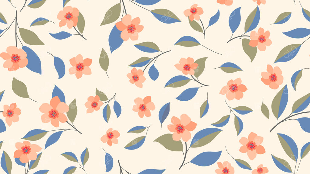 طراحی پس‌زمینه با پترن گلدار