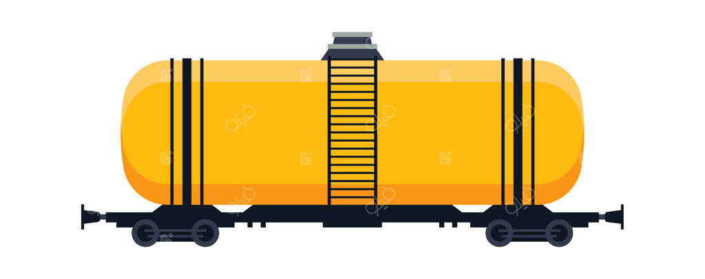 آیکون ساده واگن باری تانکر