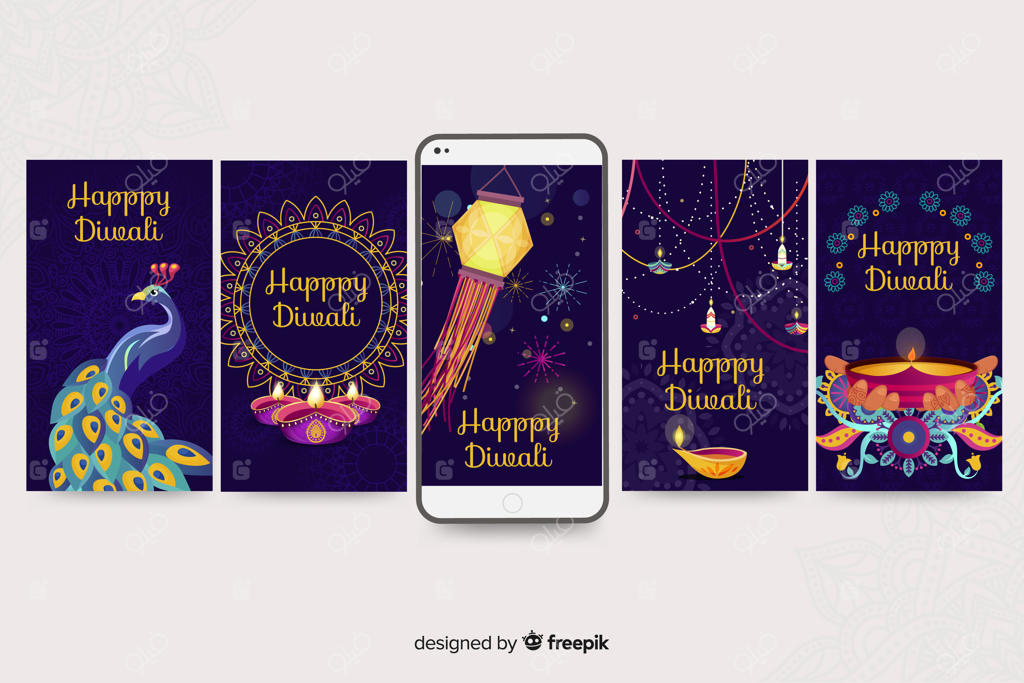 مجموعه استوری‌های اینستاگرام برای دیوالی