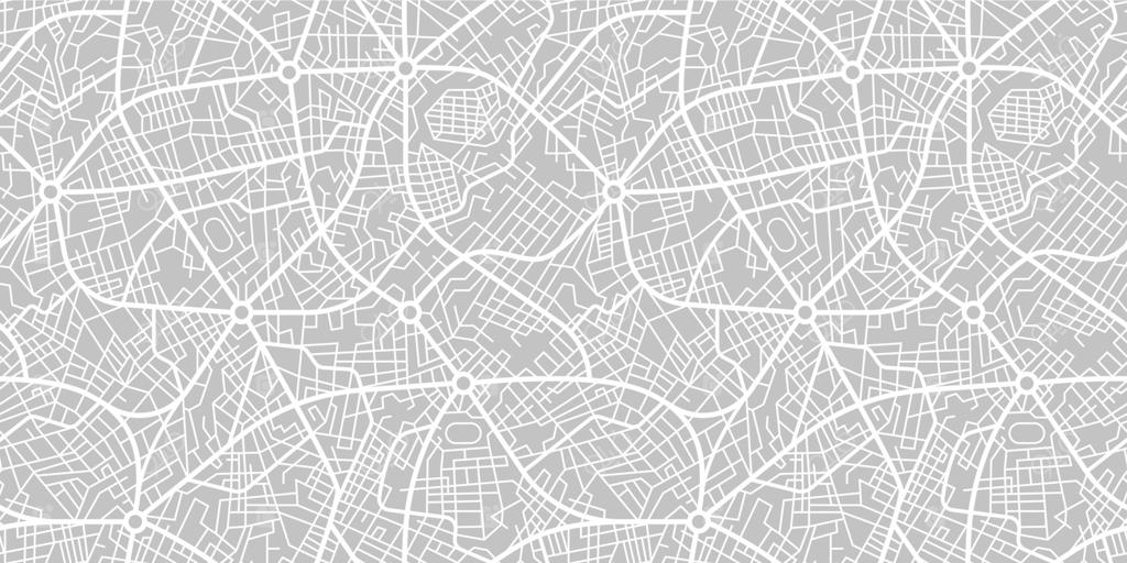 نقشه شهری و الگوی راه‌ها و خیابان‌ها