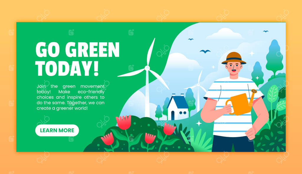 امروز سبز زندگی کنید: پایداری را برای آینده‌ای روشن‌تر در آغوش بگیرید