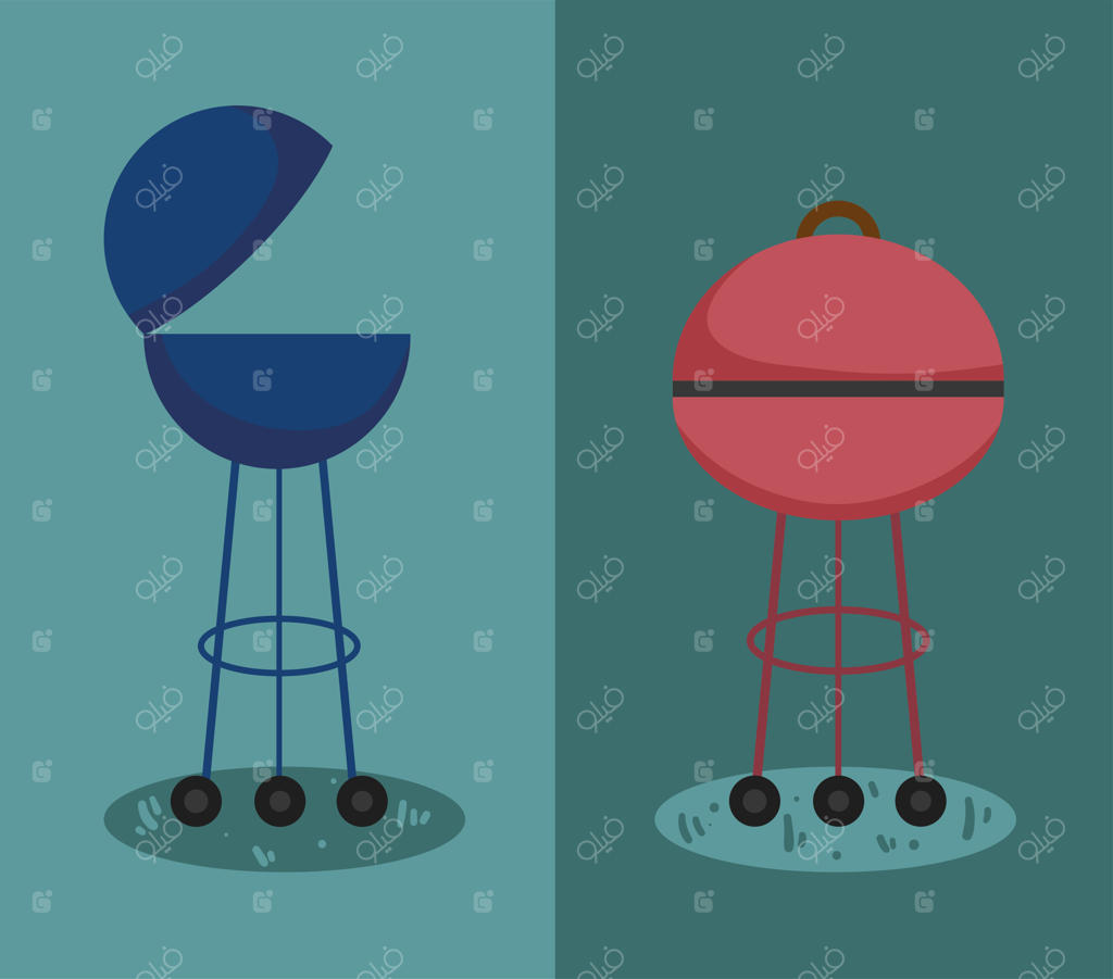 مجموعه کباب‌پز و باربیکیو