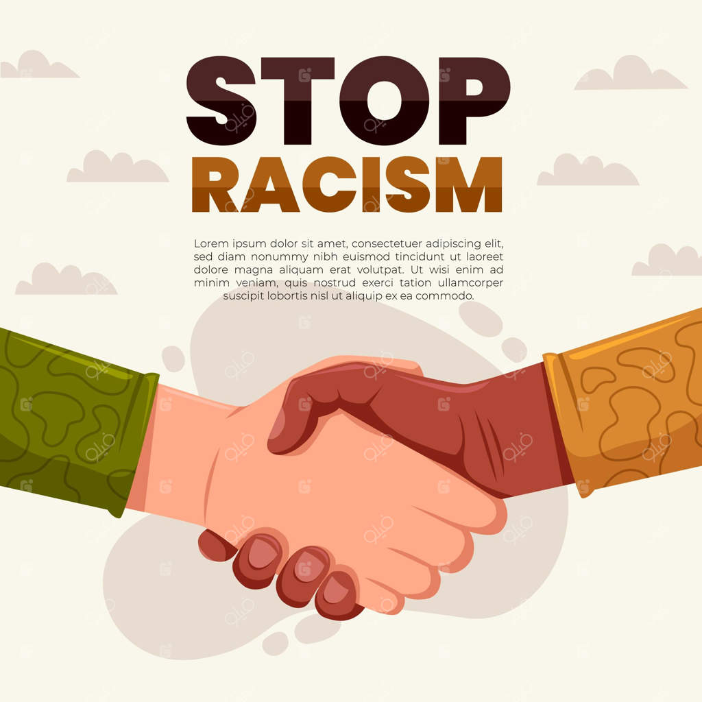 مفهوم دست دادن برای پایان دادن به نژادپرستی