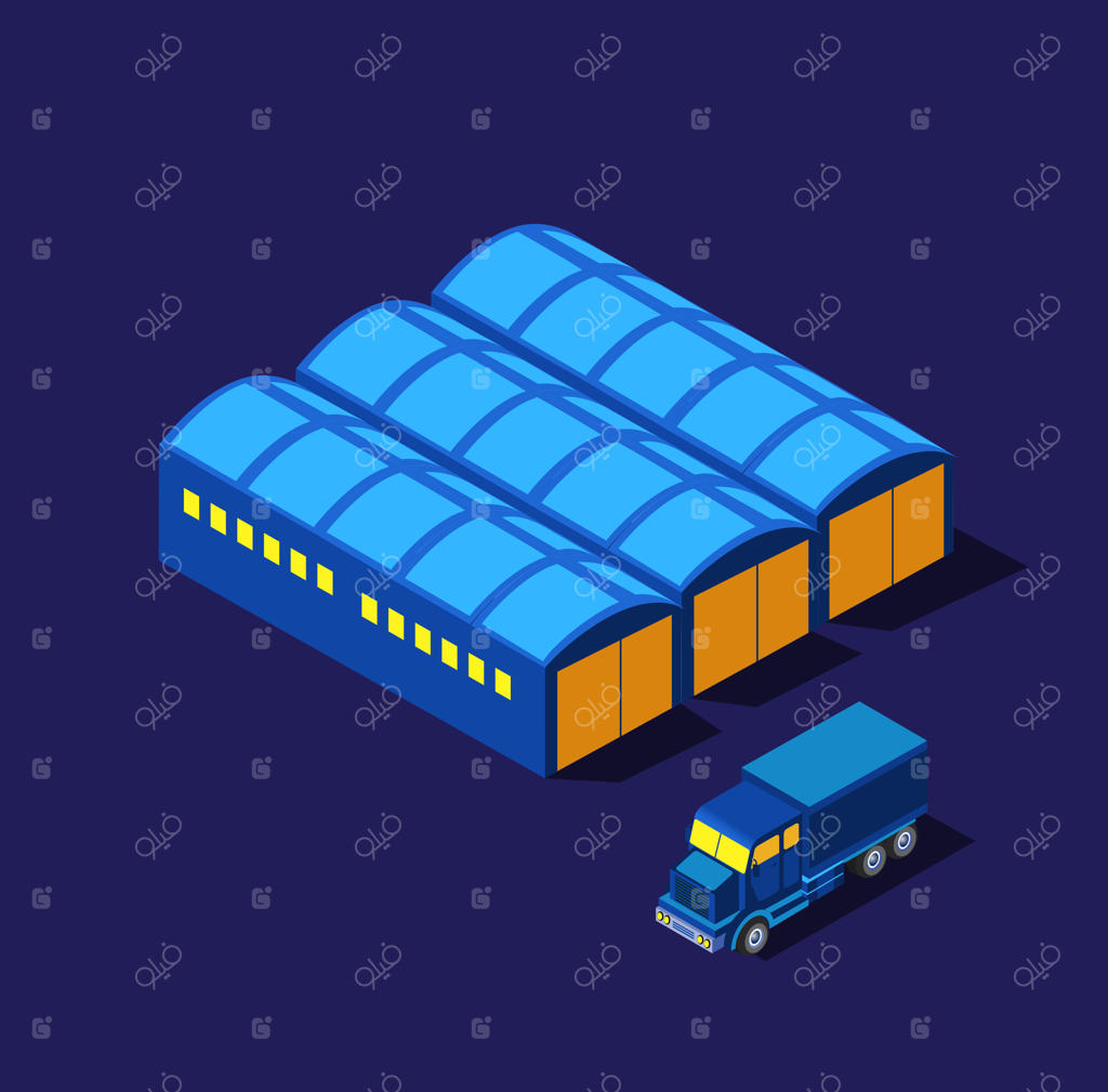 شب، ساختمان‌های زیرساختی ایزومتریک