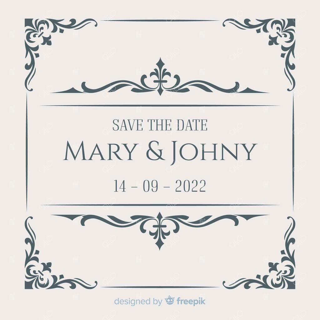 کارت عروسی با طراحی زیبا جهت یادآوری تاریخ مراسم