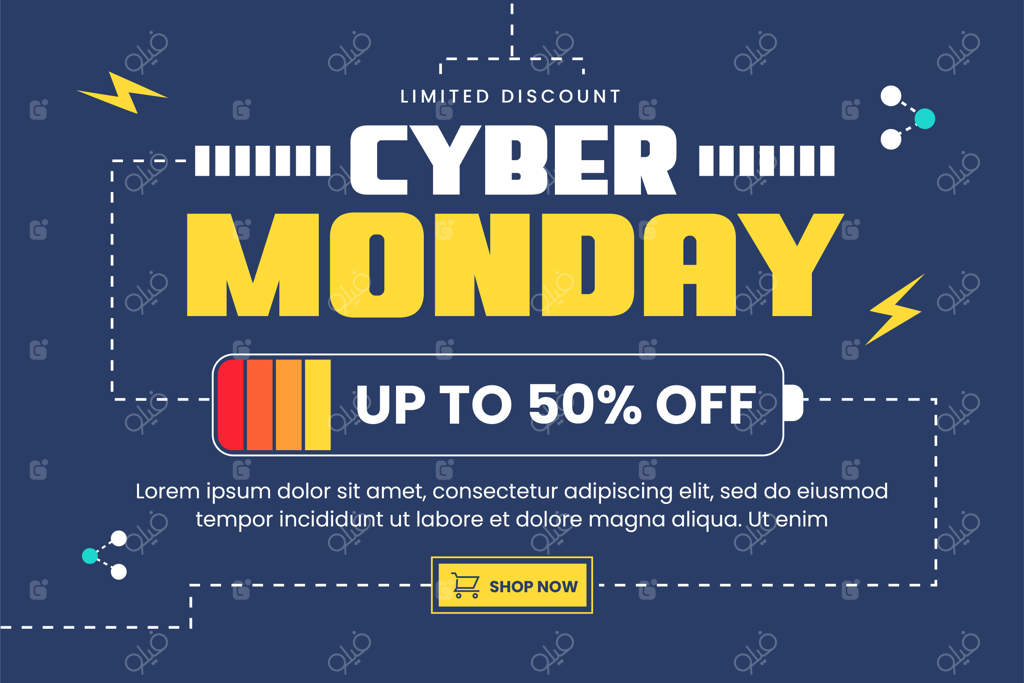 پترن طراحی پس‌زمینه برای سایبر ماندی