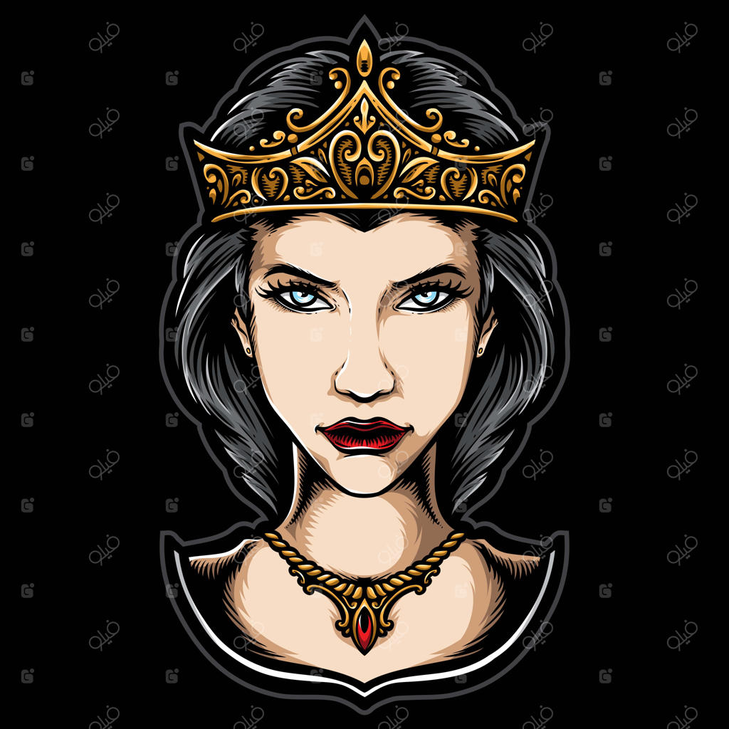 ملکه با تاج