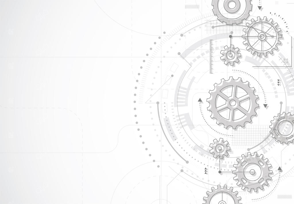 تصویرسازی برداری پس‌زمینه انتزاعی مکانیسم چرخ‌دنده و فناوری ماشین