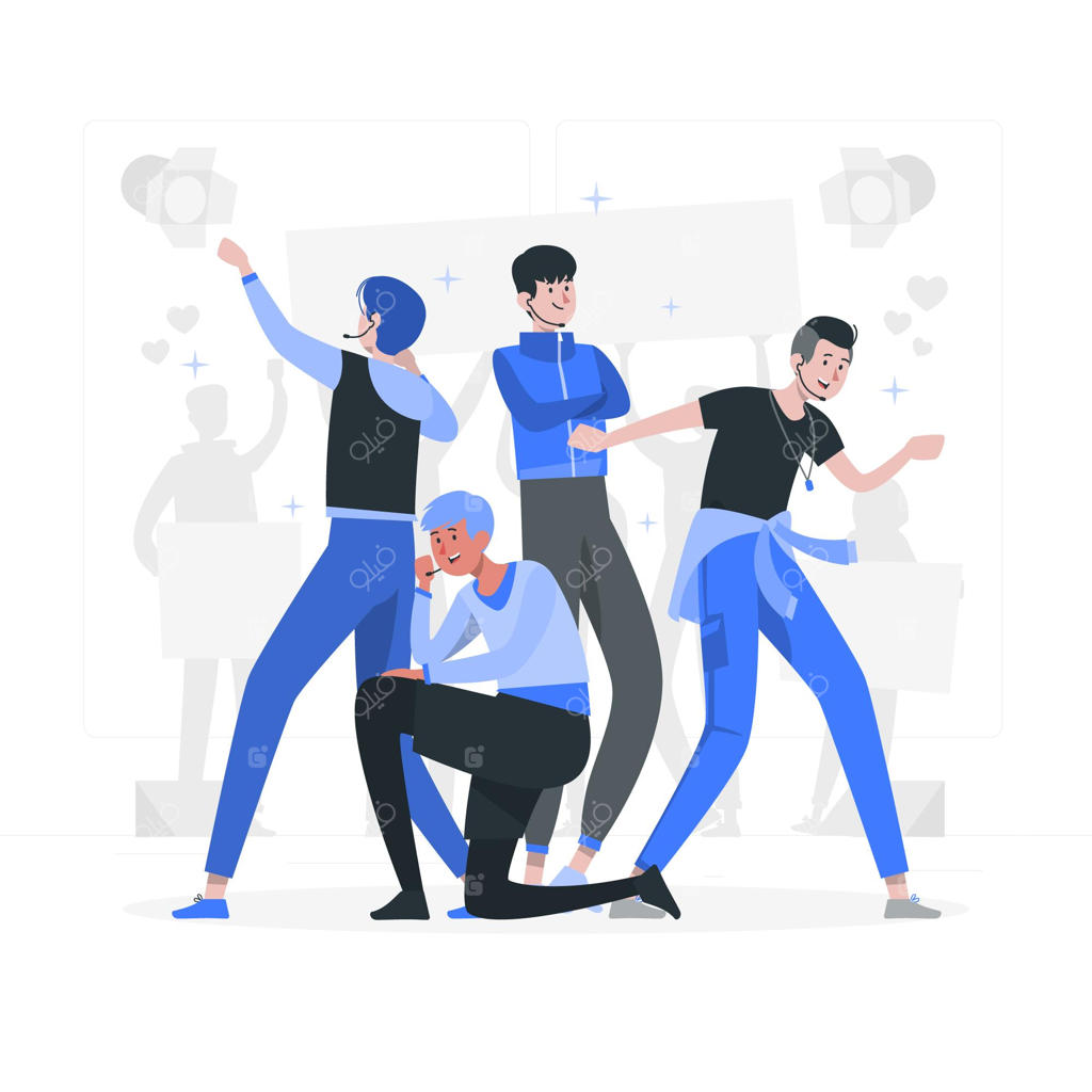 تصویرسازی مفهومی گروه کی‌پاپ