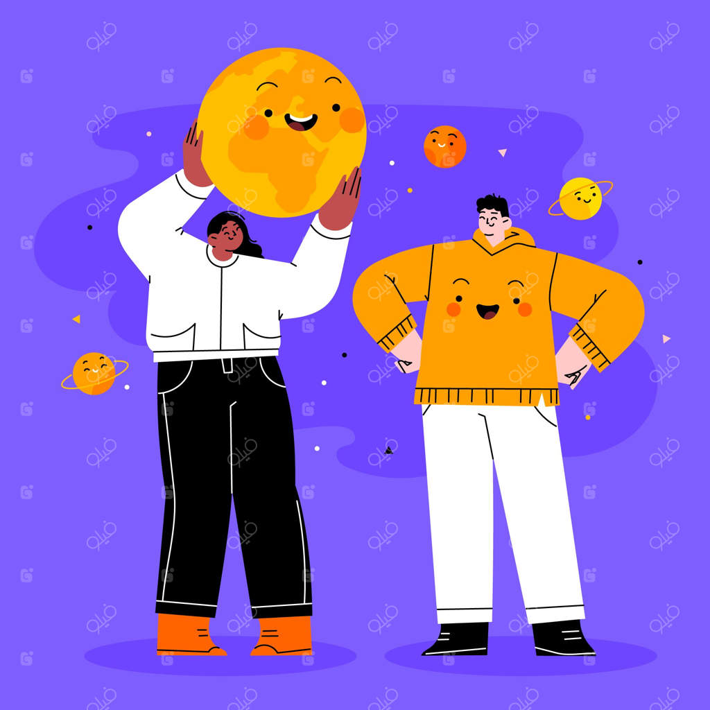 تصویرسازی روز جهانی لبخند به صورت دست‌نقاشی شده