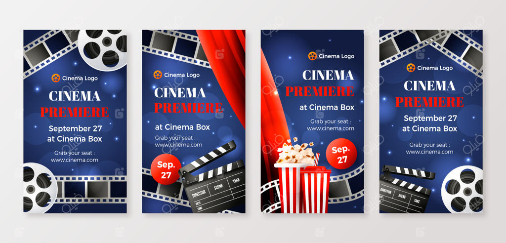 مجموعه استوری‌های واقعی اینستاگرام برای مراسم افتتاحیه فیلم