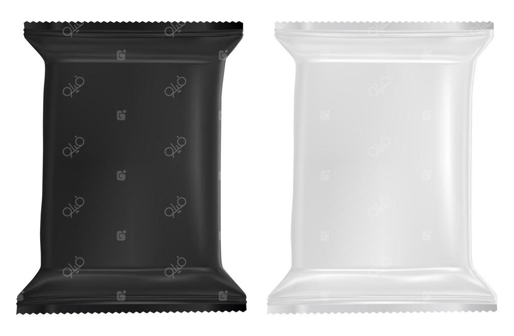 طرح بسته‌بندی دستمال مرطوب: طراحی واقع‌گرایانه بسته‌بندی پلاستیکی دستمال کودک