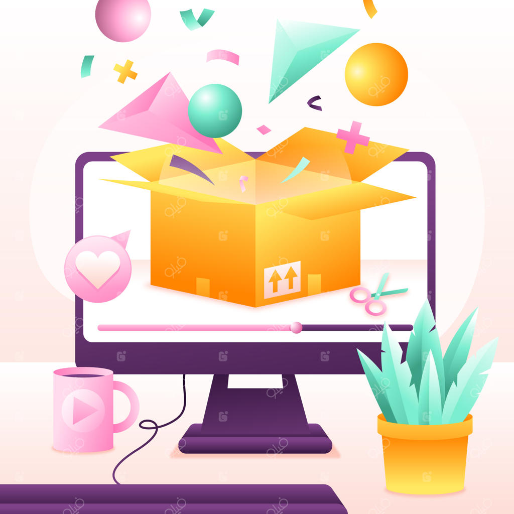 تصویرسازی واقعی از باز کردن جعبه