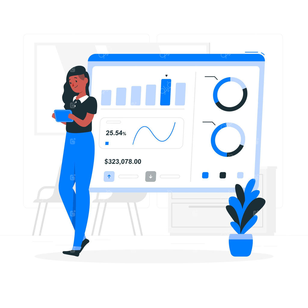 تصویرسازی مفهومی آمار طراحی