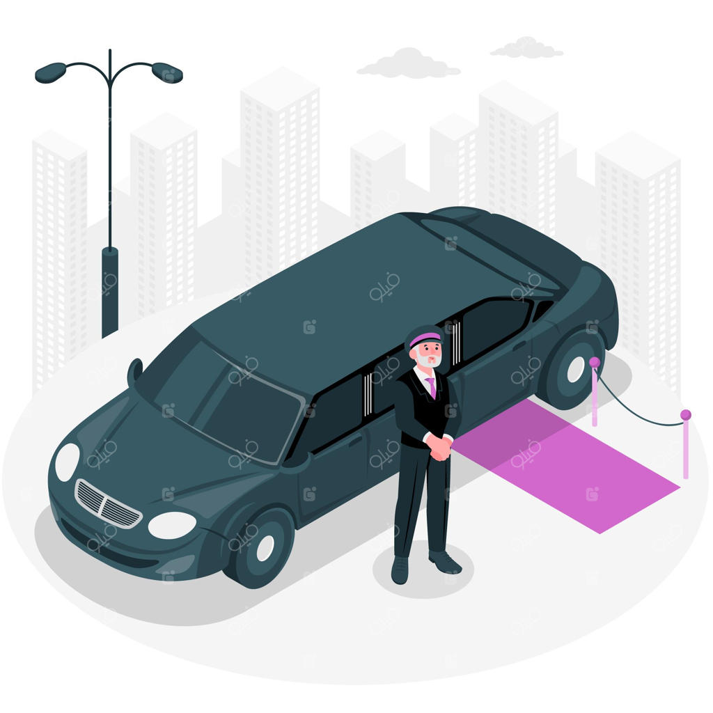 تصویرسازی کانسپت لیموزین