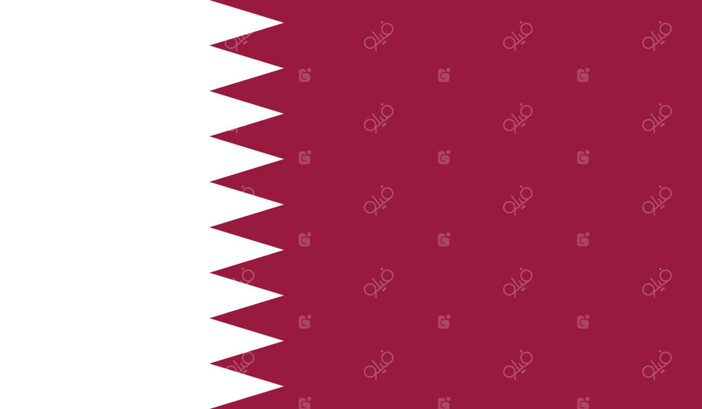 تصویرسازی وکتور پرچم قطر