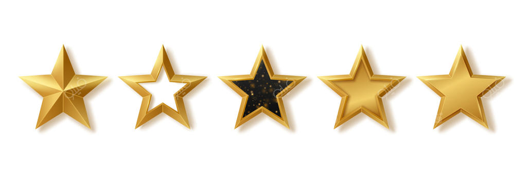 نمایش بصری رتبه‌بندی ستاره طلایی: پرو وکتور