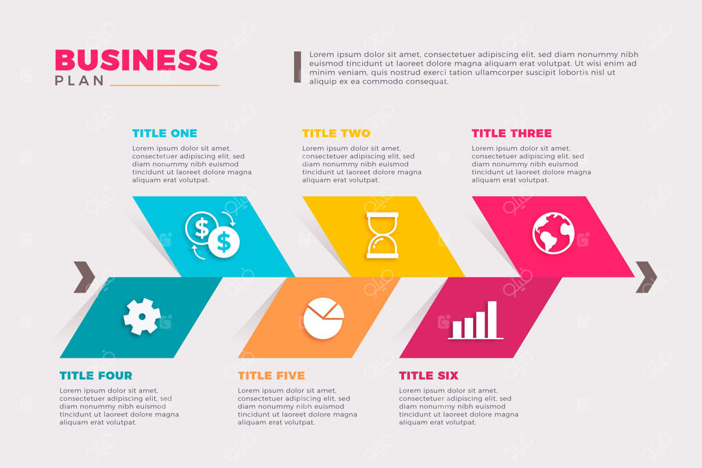 اینفوگرافیک طرح کسب‌وکار