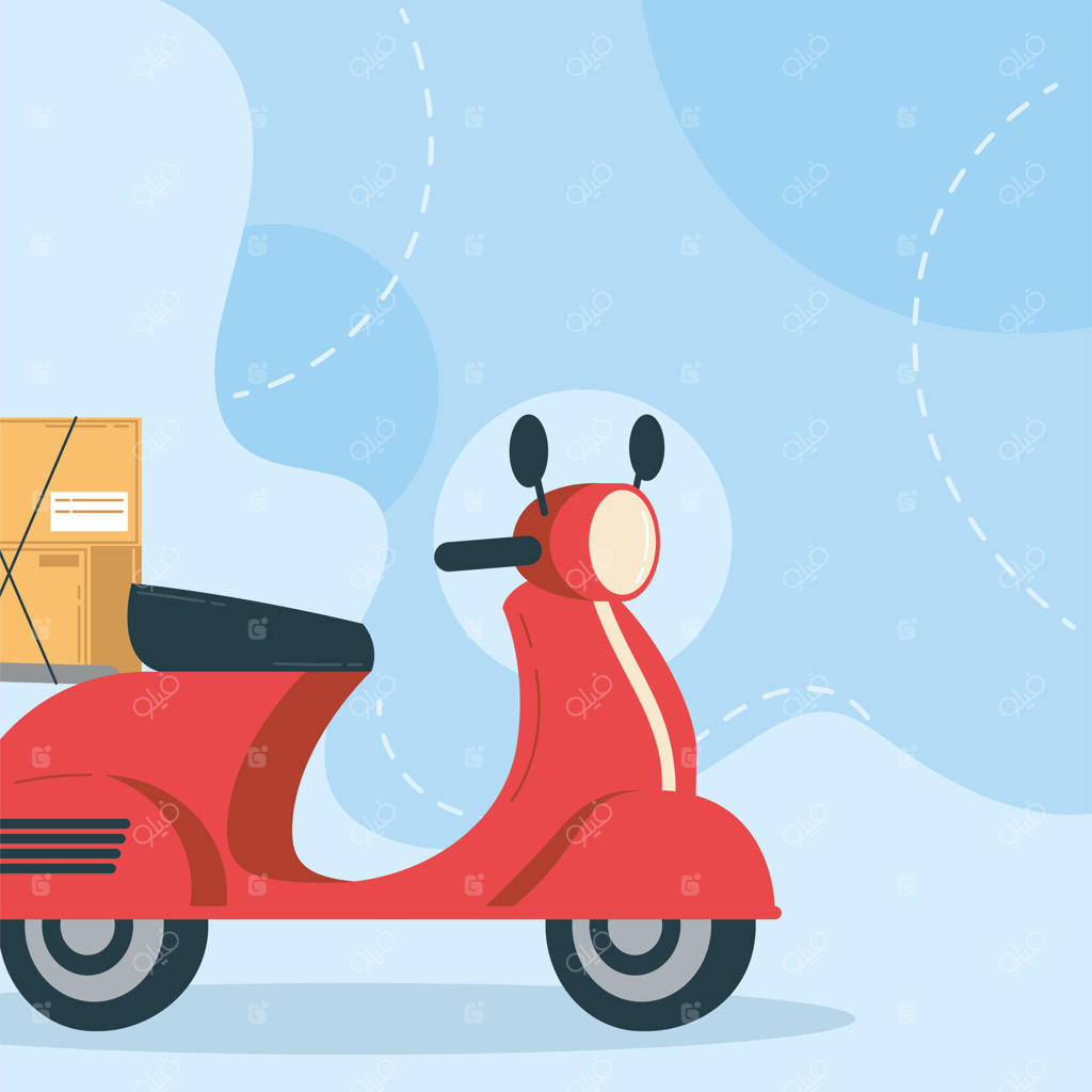 موتور سیکلت سرویس تحویل