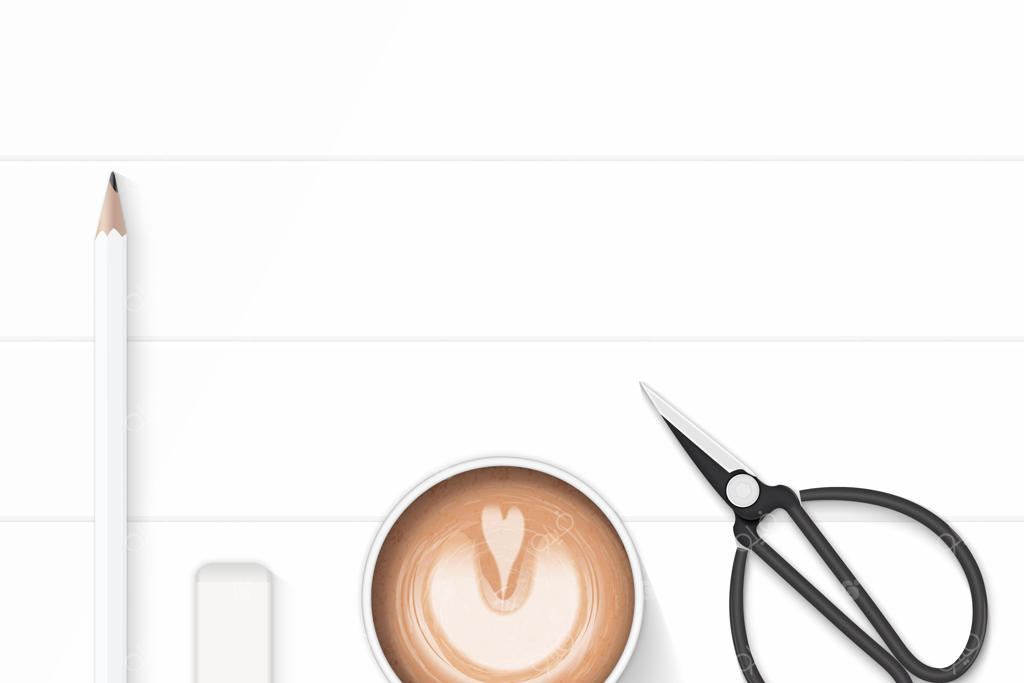 ست قهوه و برگ ترخون روی پس‌زمینه‌ی چوبی